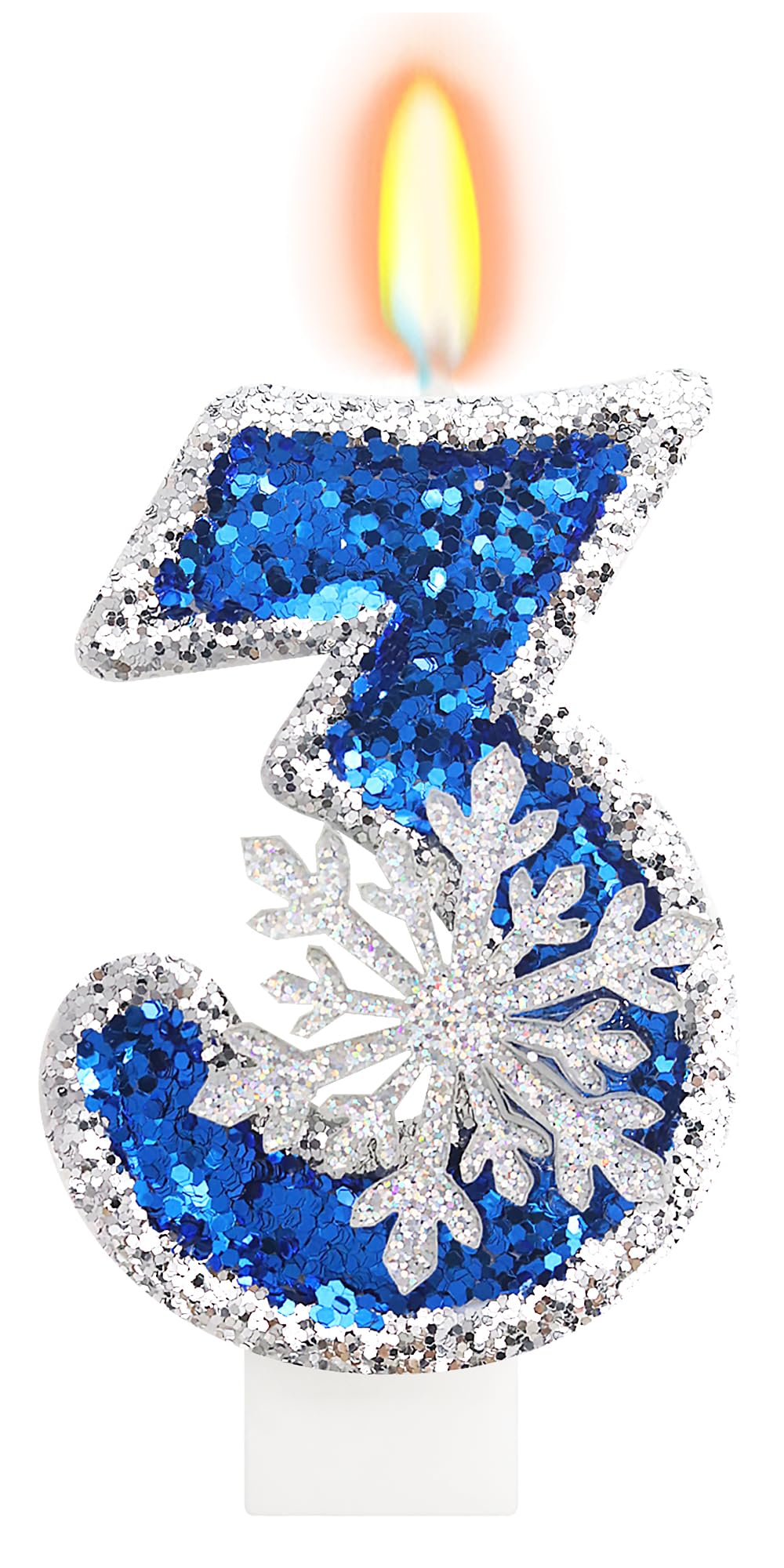 Frozen Birthday Candles - Snowflake Party Decorations -29