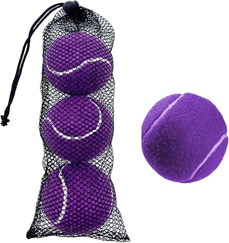 kisportee Pelota de tenis, paquete de 36 pelotas de tenis para perros, pelotas de tenis de práctica vienen con bolsa de pelotas, buenas para