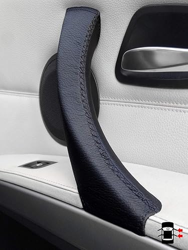 Miniatura 4 de 3 Series M Performance Interior Parts - Funda de cuero para manijas de puerta interior - Funda de repuesto original para manija de puerta del