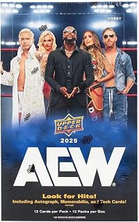2025 Upper Deck AEW All Elite Wrestling HOBBY box (12 pks/bx)