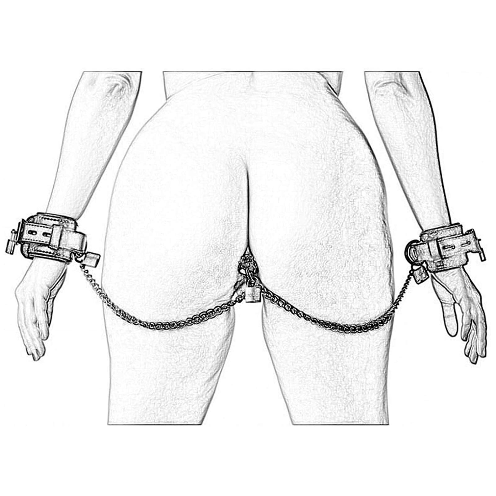 Manette in metallo bondage e plug anale in metallo con serratura SM set di ritenuta estrema con serratura tortura schiavo fetish flirtare giocattolo sessuale erotico per donne uomini e coppie