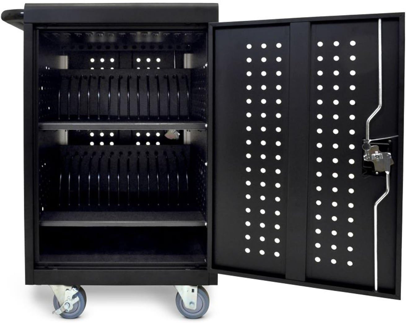 luxor lltm30 b ups 30 tabletchromebook charging station black