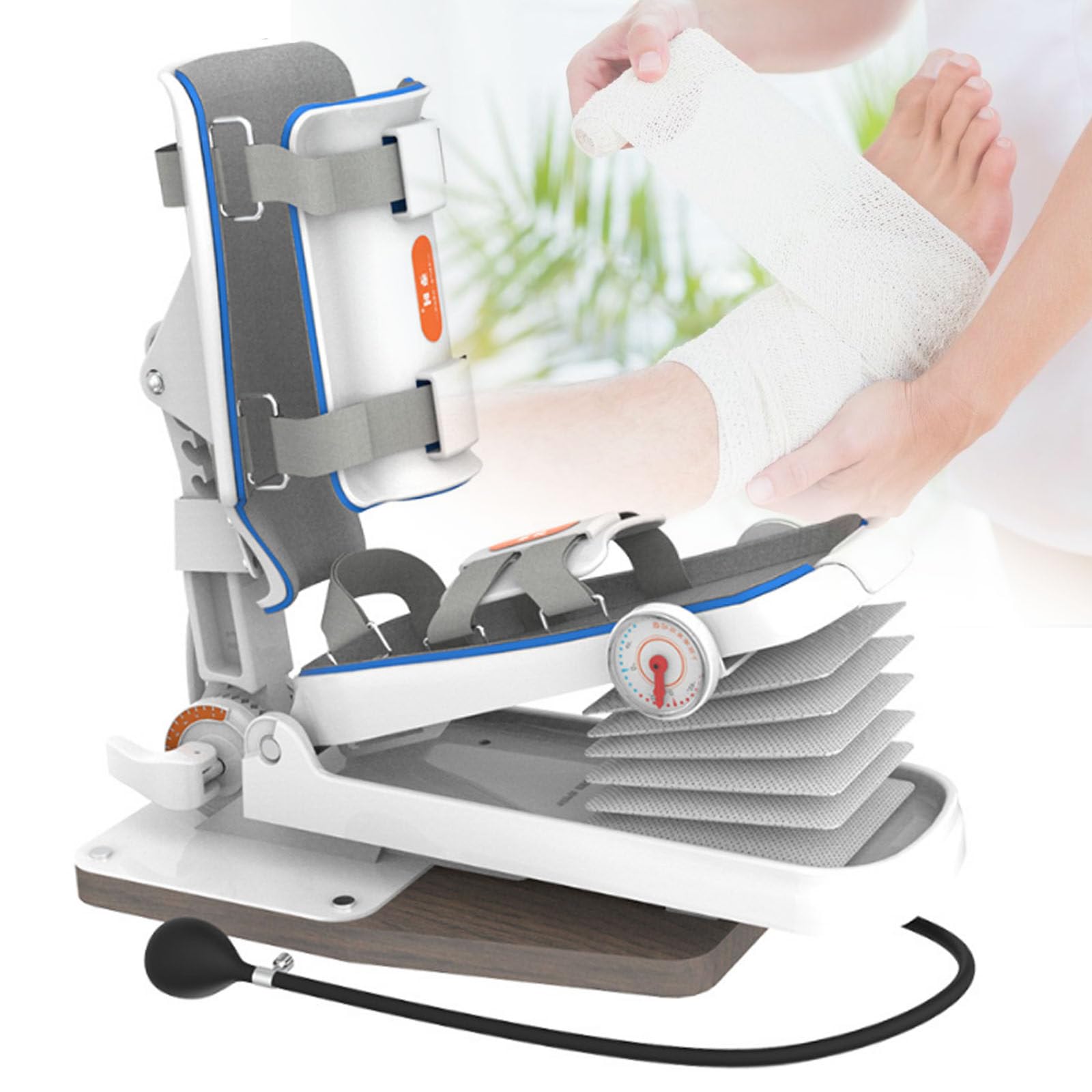 JozyJul Electric Ankle-Foot Immobilizer, Ankle Rehabilitation Trainer, Dorsiflexion & Flexion Training,for Stiff Ligament After Stroke and Hemiplegic Fracture Manual