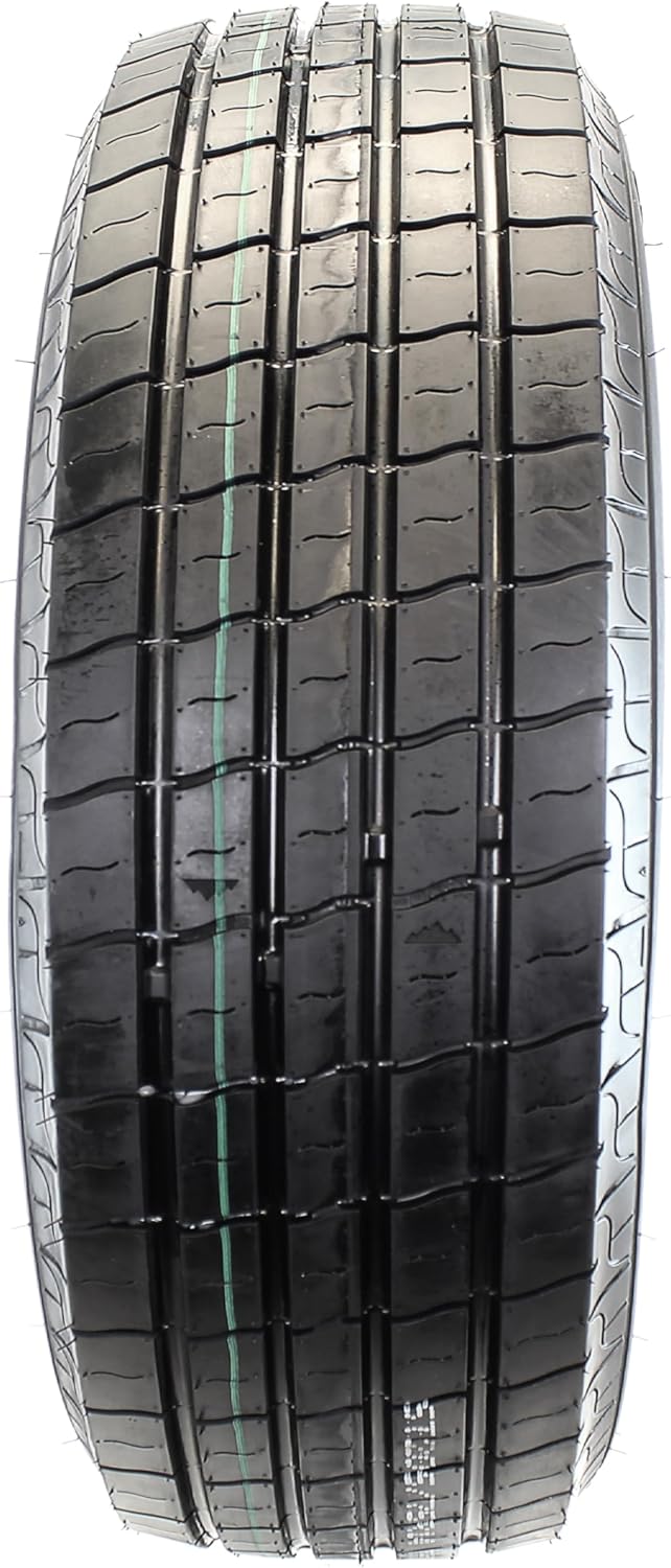 eCustomrim ST205/75R14 DEEP TREAD 14" Heavy Duty Steel Belted Radial Trailer Tire Load C With Curb Guard - 6 Year Warranty w/Free Roadside