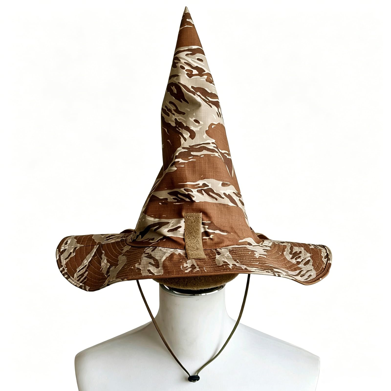 Hanglong Tactical Magic Hat Camouflage Wizard Hat Integrated Hat with Large Brim Cosplay — image 1