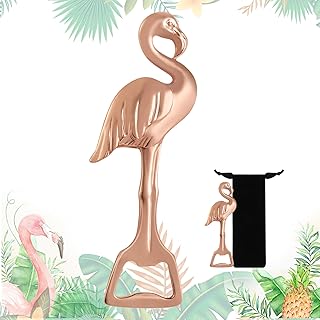 Flamingo Bottle Opener Beer Opener, Flamingo Gifts with Gift Bag Christmas Birthday Gifts for Women Men