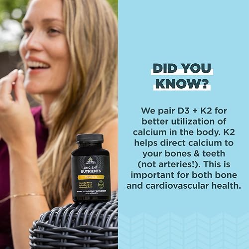 Miniatura 7 de Ancient Nutrition Cápsulas de magnesio, 90 unidades + cápsulas de vitamina D, 60 unidades