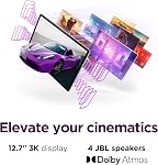 Lenovo Idea Tab Pro - 2025 - Premium Entertainment Tablet - 4 JBL Speakers - 12.7 "3K LCD Display - 8GB Memory - 128GB Storage - MediaTek Dimensity 8300 - Included Folio & Pen Case - Luna Grey