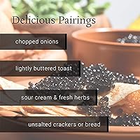 Vista 5 de Olma Siberian Osetra Aurora Black Caviar – Perlas de grano medio, grado superior, 1 oz / 28 g