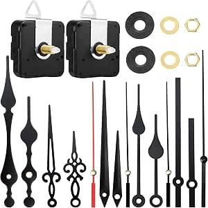 Mécanisme D'Horloge à Couple Élevé Avec Aiguilles Et Pile - Kit Complet Pour Réparation Ou Fabrication