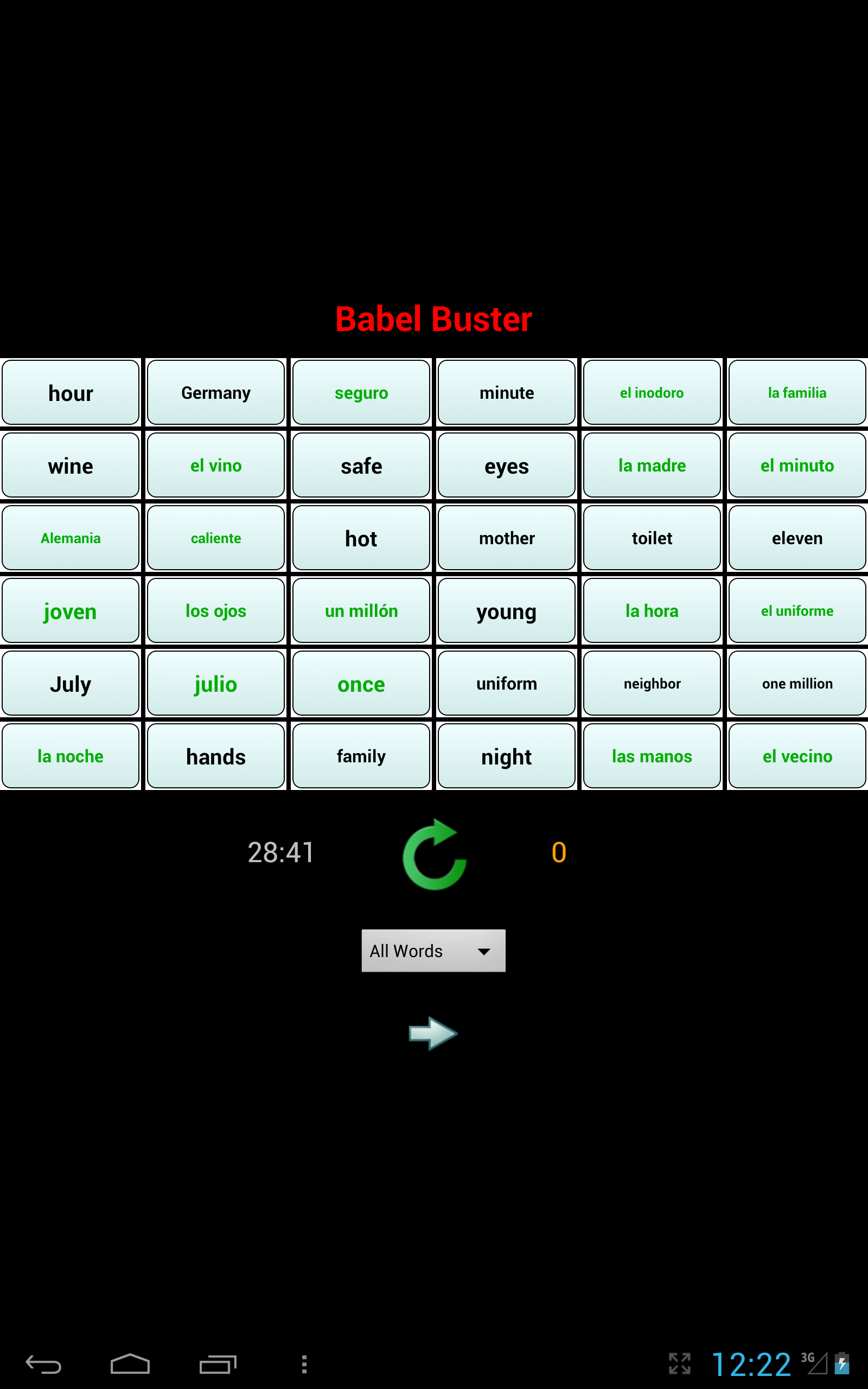 Babel Buster App on Amazon Appstore