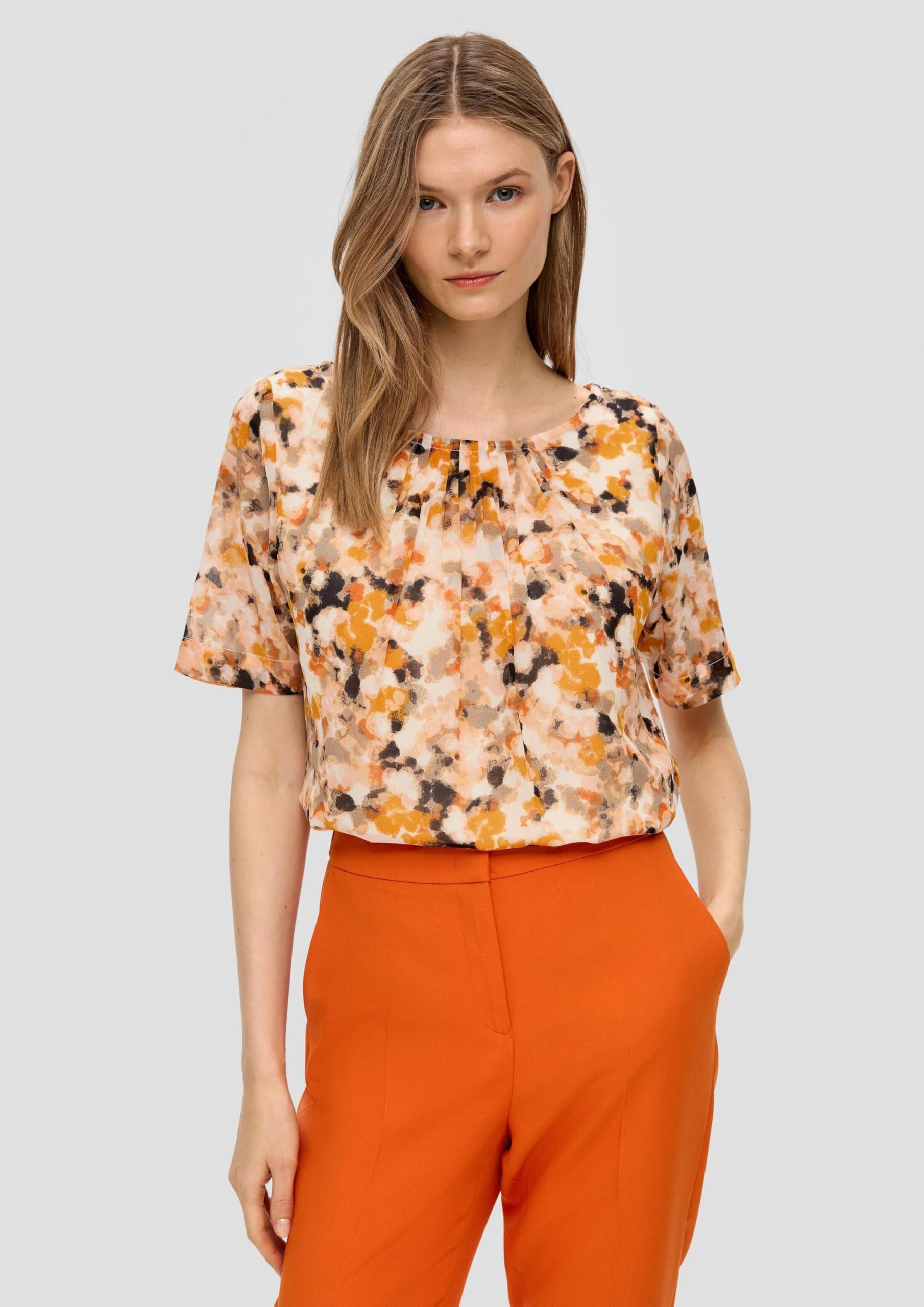 s.Oliver Semitransparente Chiffon-Bluse