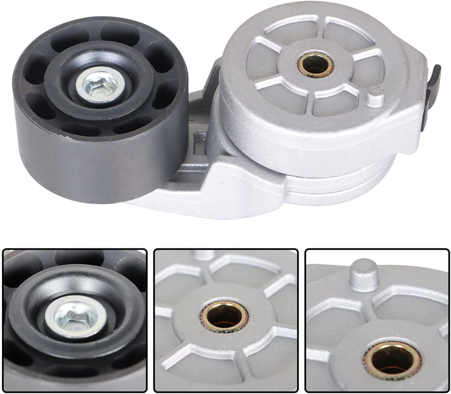 Engine Belt Tensioner Assembly with Pulley Replacement for Cummins B3.9L 4BT 6BT 5.9L 4BT 4BTA 6B 6BTA 3922900