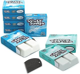 Sticky Bumps Original surf Wax Cool-Cold | Long-Lasting Surfboard Wax | Great Bump Building for Surfing | Non-Toxic, Nature-Safe | for Surfboard surf Wax Temps 69°F / 20°C & Below.