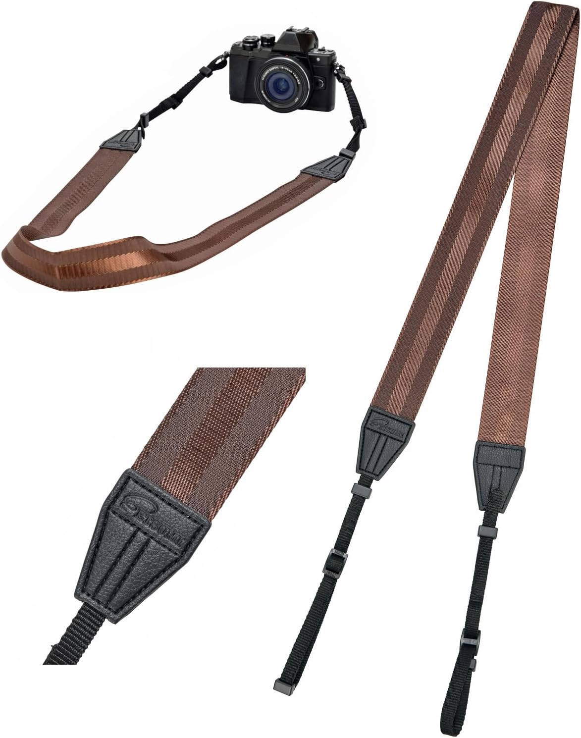 Amazon | カメラストラップ 一眼レフ グライド ショルダーストラップ