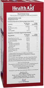 HealthAid V Vein Complex 60 Tablets - Pack of 60