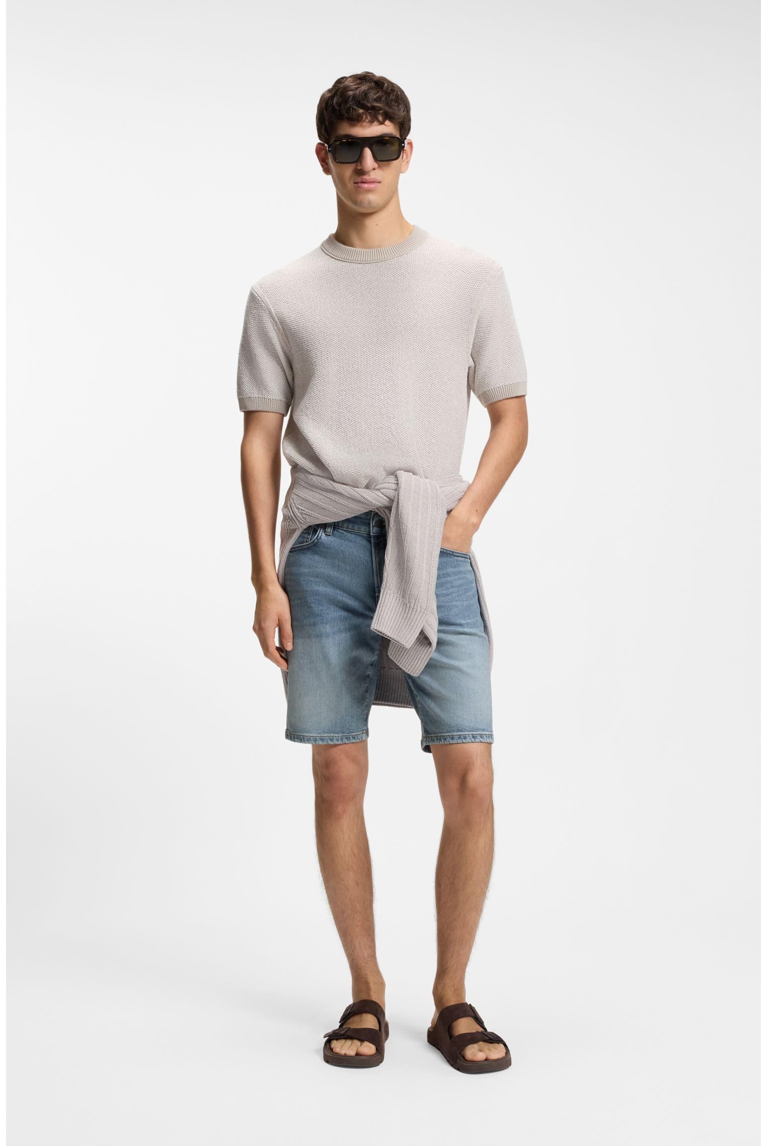 BOSS Herren Jeans_Shorts Re.Maine Shorts BO 10251068 03