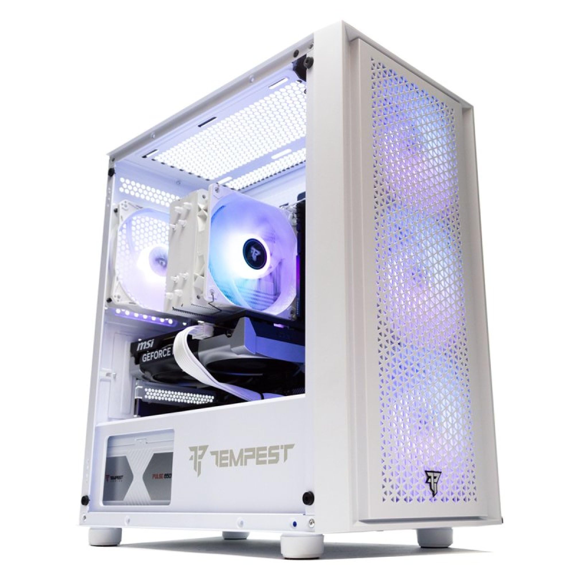 PcCom Ready Gaming PC Blanco Intel Core i5-12400F 32GB RAM 1TB SSD RTX 5060, Ordenador Sobremesa Gaming Alto Rendimiento