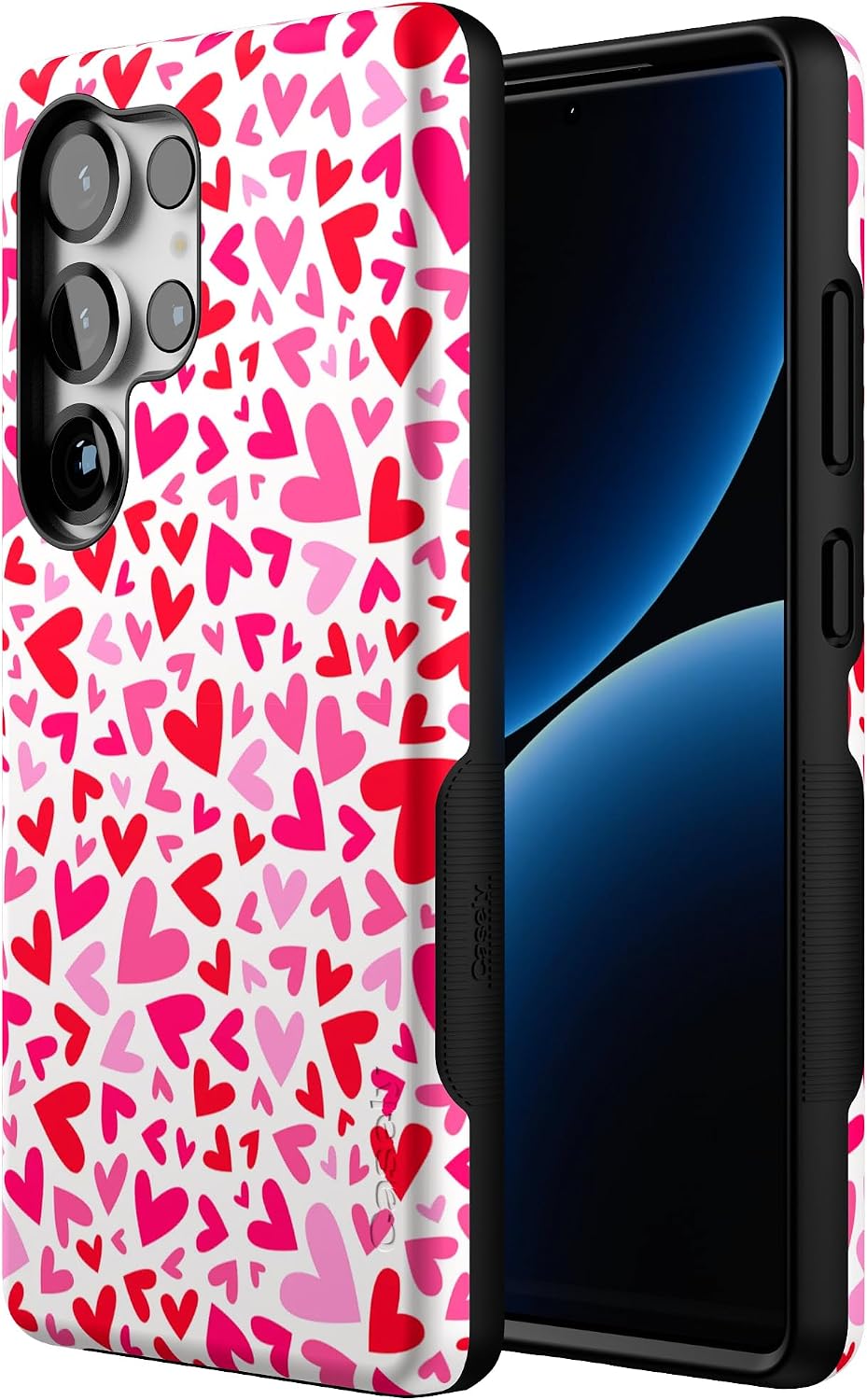 Casely Galaxy S25 Ultra Case | XOXO | Candy Hearts | Bold Protective Design | Compatible with MagSafe