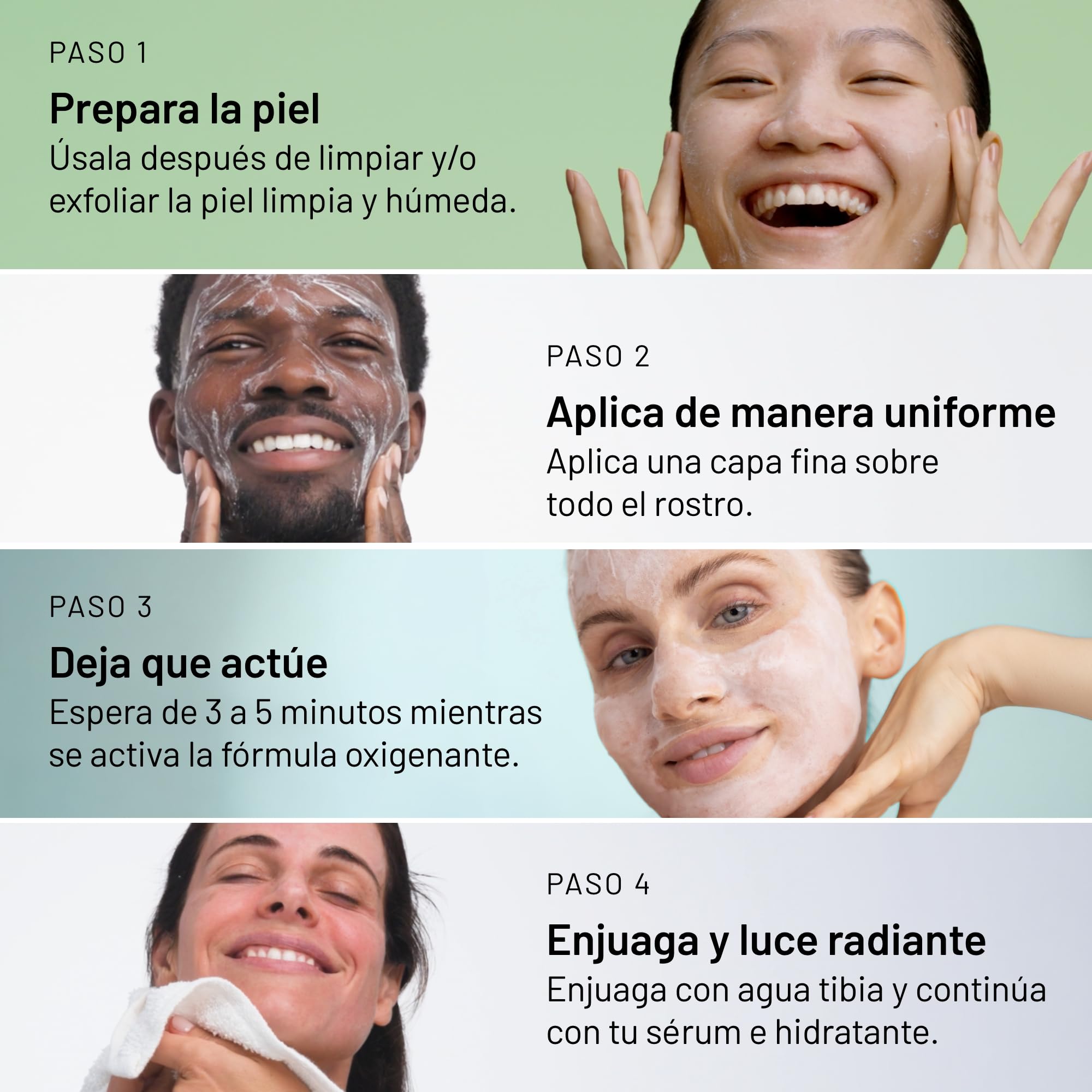 Dr. Brandt Oxygen Facial Glow Revitalizing Mask - Revitaliza visiblemente la piel y potencia su luminosidad en minutos - Apta para todo tipo de pieles y tonos de piel - 50 ml