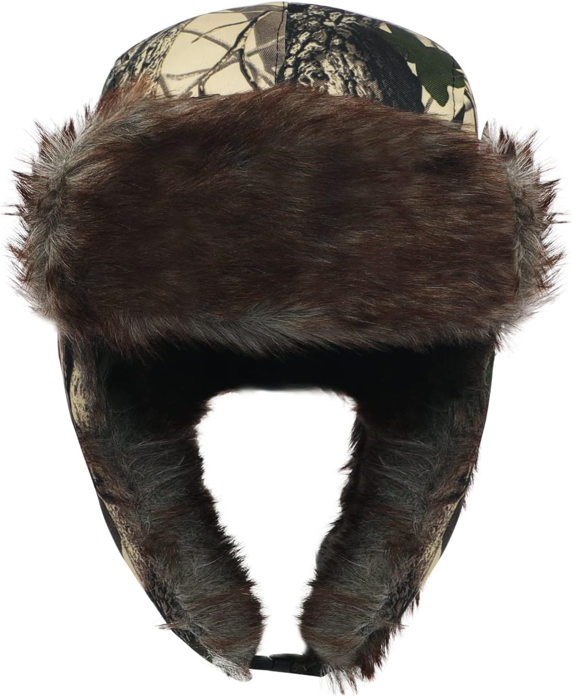 Waterproof Winter Trapper Hats Women Men Camo Warm Ushanka Faux Fur Ear Flap Beanie Cap Cold Weather Hunting Ski Snow Hat - Image 2