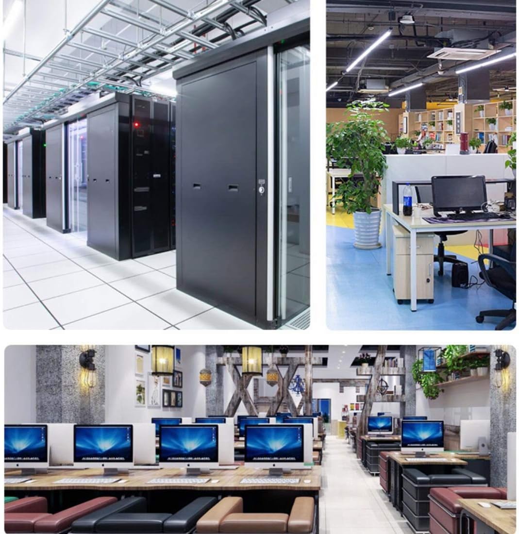 Yankok [CAT6 48 Port Patch Panel Supports Back CAT5/5e Rack/Wall Mount 19in.x2U Unshielded Color-Coded T568A/B Wiring (Come with Mini Punch Down Tool)