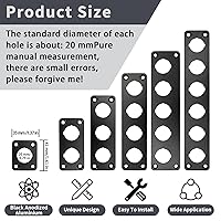 Vista 5 de Panel de interruptores, redondo de 12 voltios, panel de interruptores marinos de aluminio, impermeable, panel de interruptor basculante
