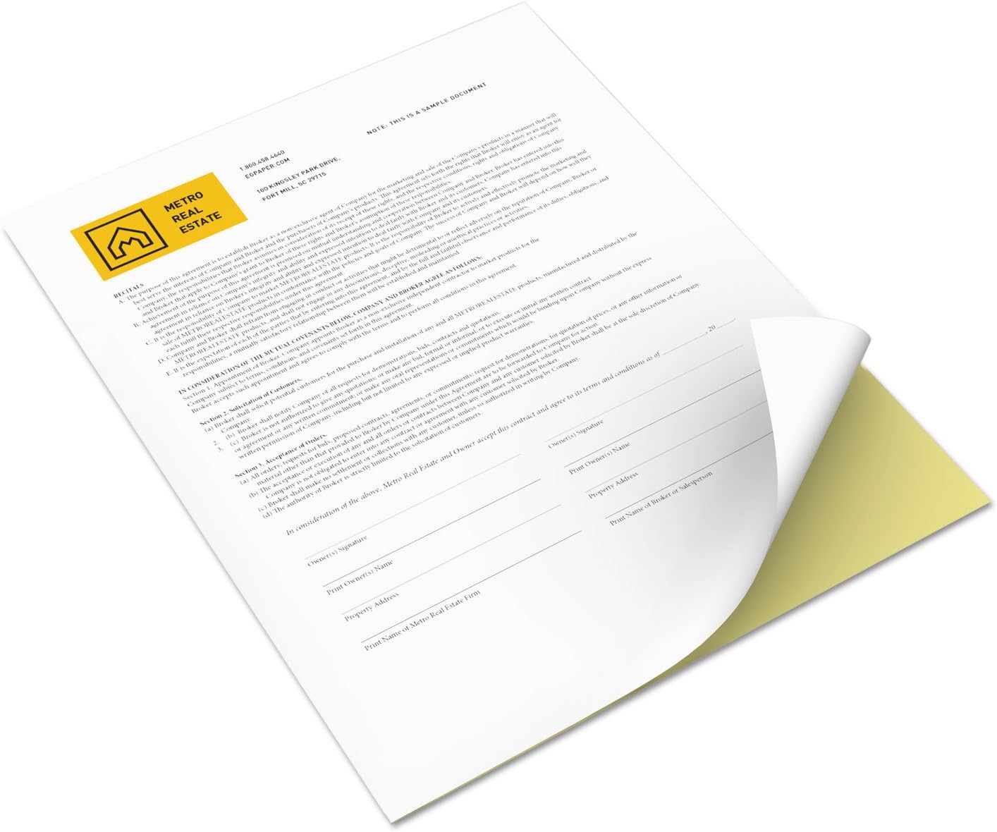 Xerox 3R12420 Revolution Digital Carbonless Paper, 8 1/2 x