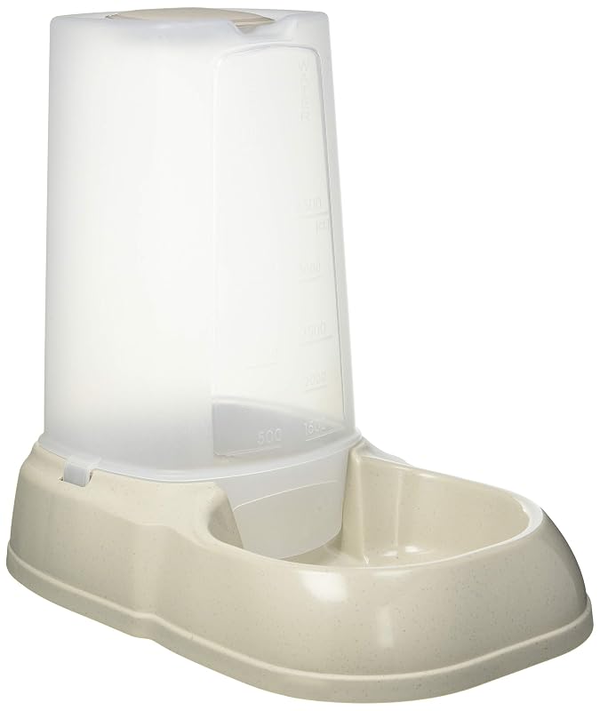 Bebedouro portátil para cavalos e animais KERBL PET Maya de plástico marrom 3,5 L