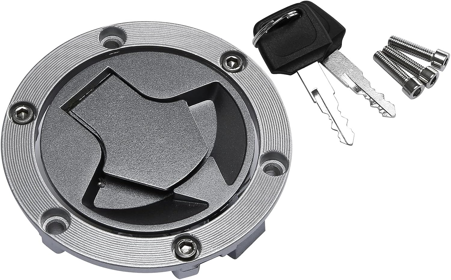 TCMT Fuel Gas Tank Cap Cover Lock Key Fit For Kawasaki EX250 Ninja 250R 2008-2014 EX300 Ninja 300 2013-2017 ER250 ER300 Z250 Z300 2013-2016