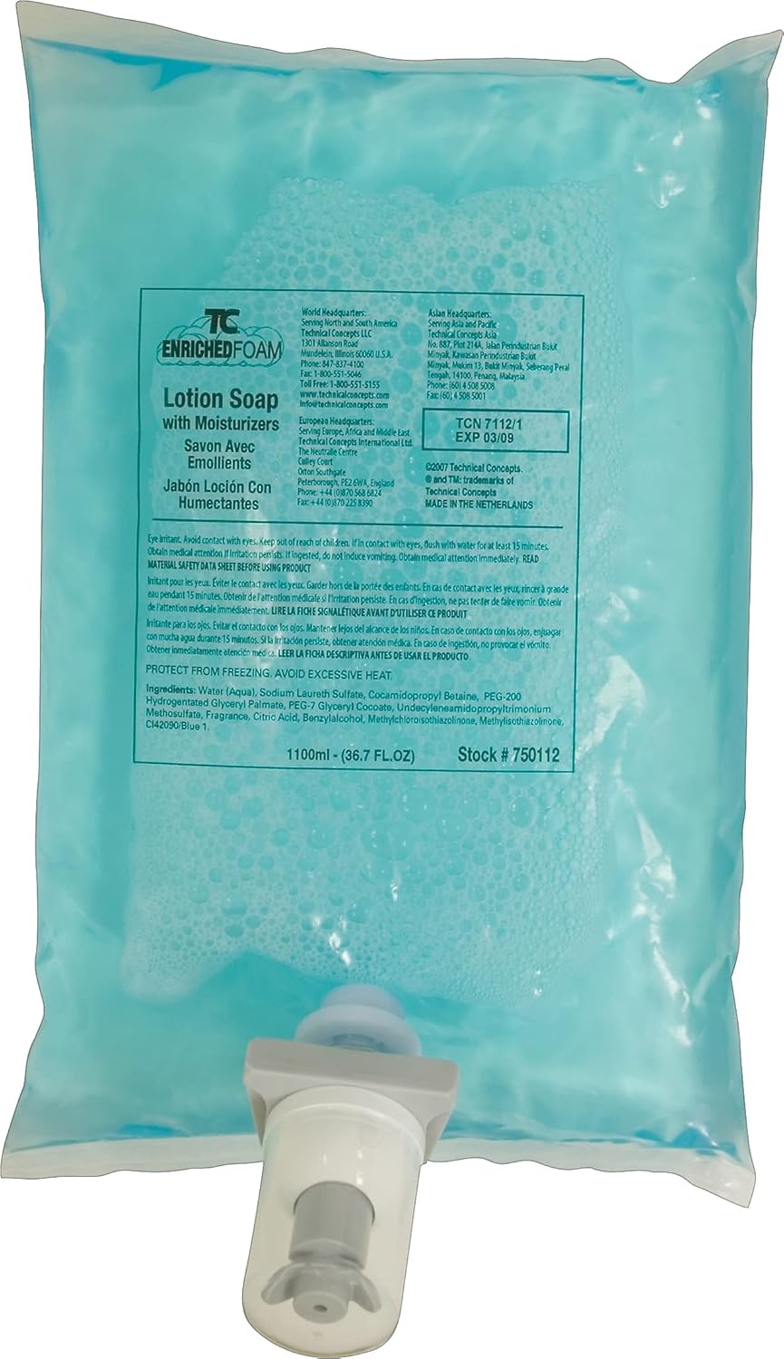 Rubbermaid 750112 Autofoam Hand Soap Refill, Lotion Soap with Moisturizer, 1100 mL