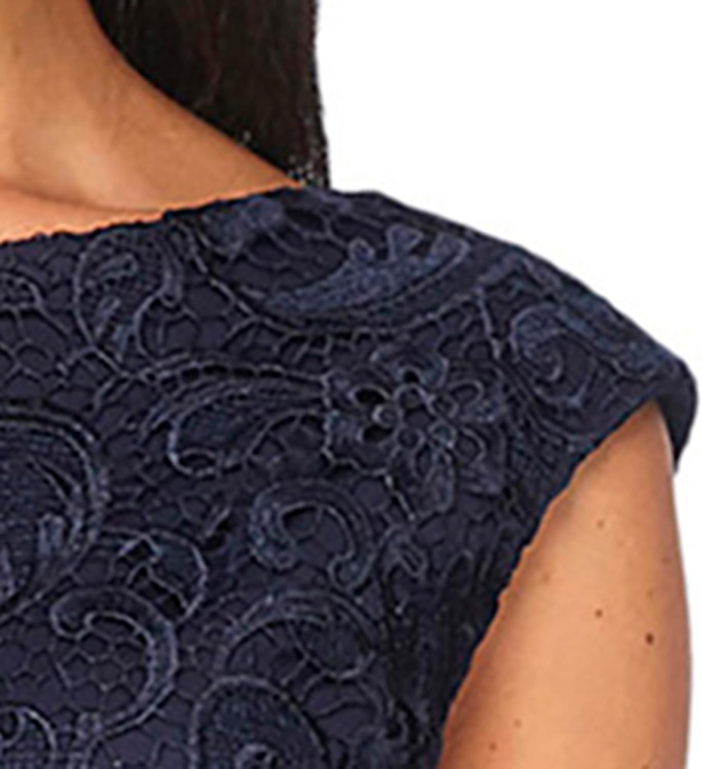 Alex Evenings Women's Long Cowl Back Mother of The Bride Dress, Formal Event, Wedding Guest Gown (Petite and Regular Sizes) - Image 6