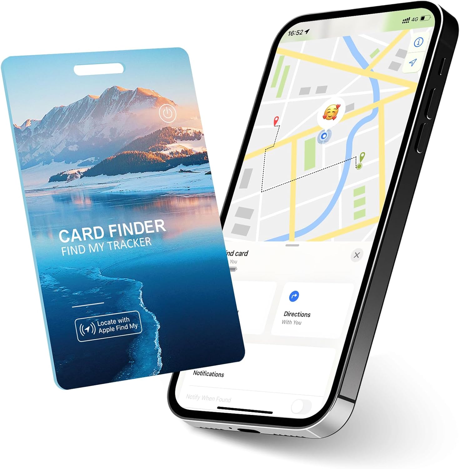 Amazon.com: Wallet Tracker Card, IP68 Water Proof Tracking Card for ...