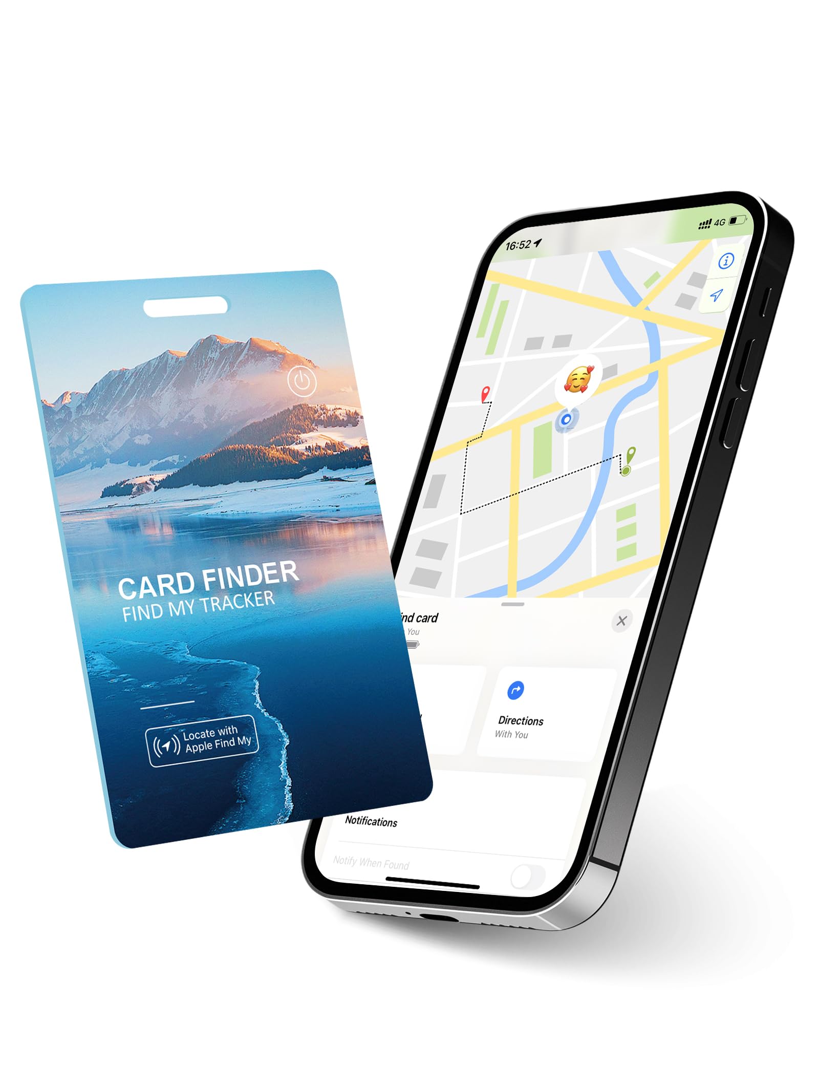 Wallet Tracker Card， Racker and Item Locator for Luggage Tags, Rechargeable Thin GPS Item Finder for Luggage Tag,Passports and More Phone Finder(iOS Only) (Blue)-image-22