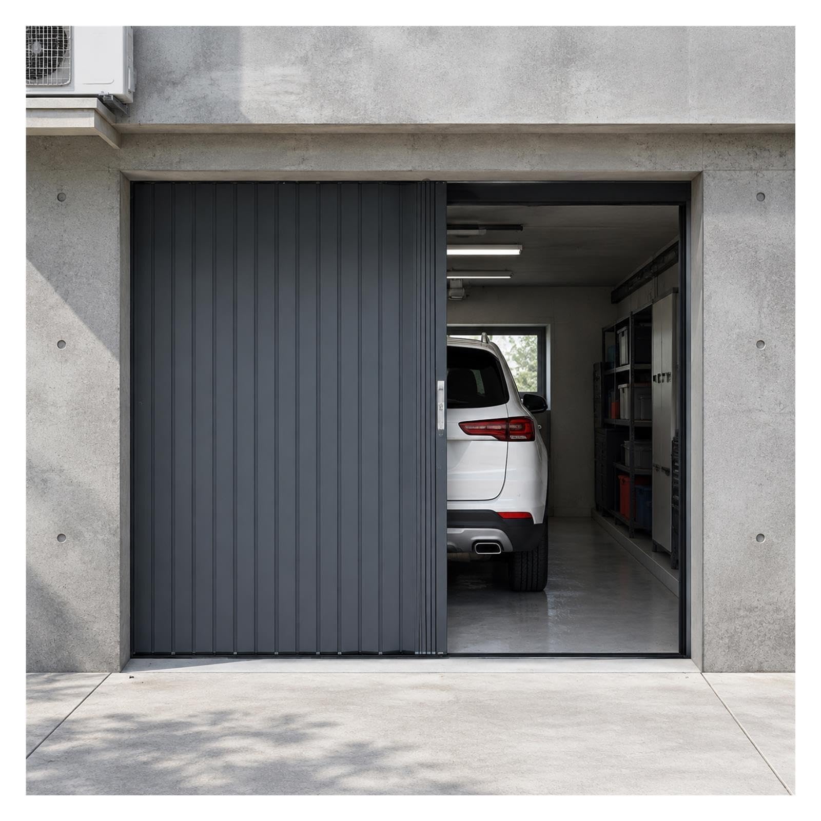 Drzwi harmonijkowe ze stopu aluminium odporne na warunki