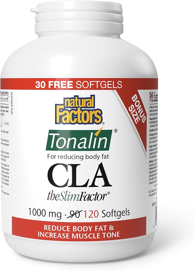 Natural Factors CLA Tonalin 1000mg Lean Muscle Support Supplement