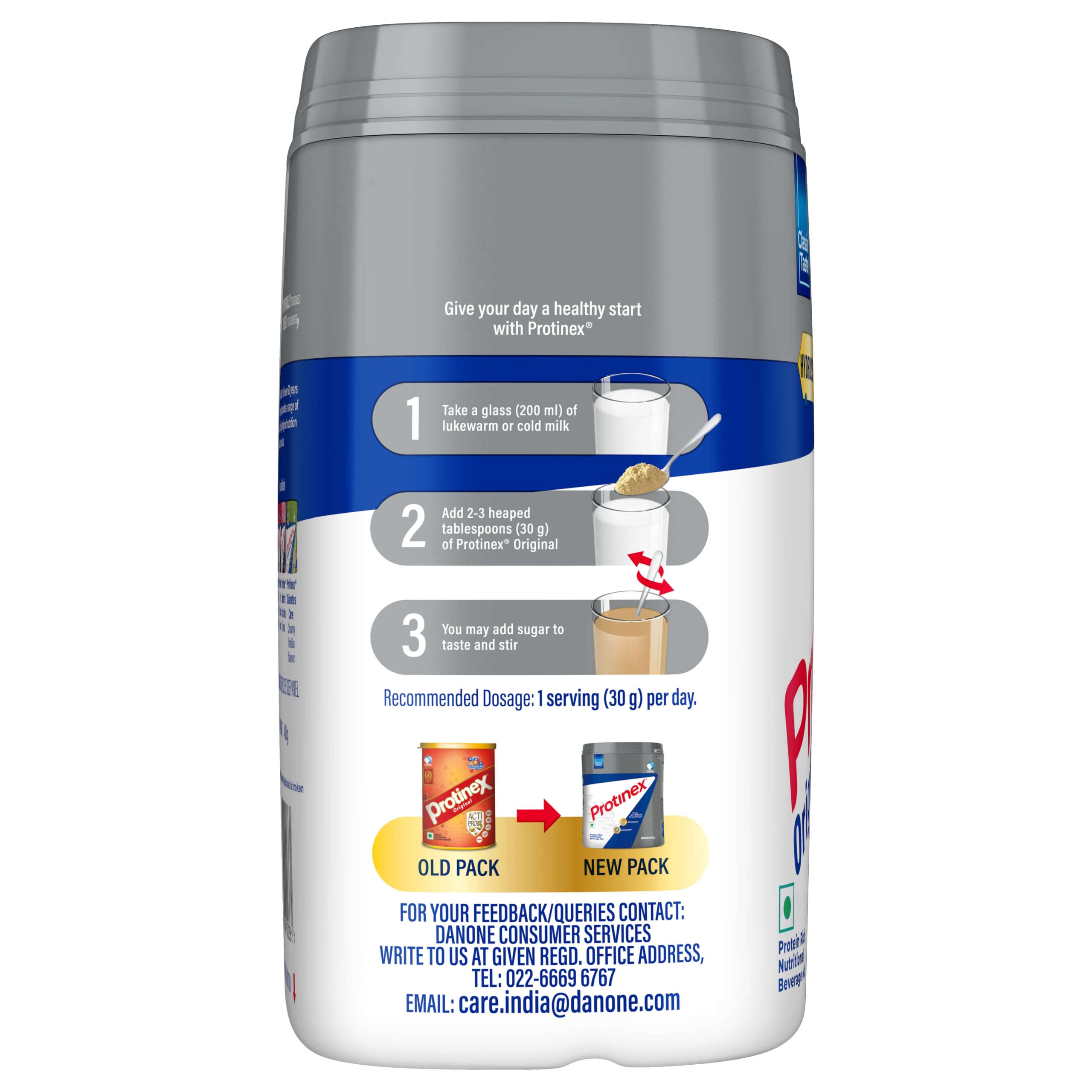 Protinex Nutritional Protein Rich Mix For Adults-(Original, 400 Gms, Jar) With Vital Nutrients To Support Faster Absorbation & Immunity Powder 2