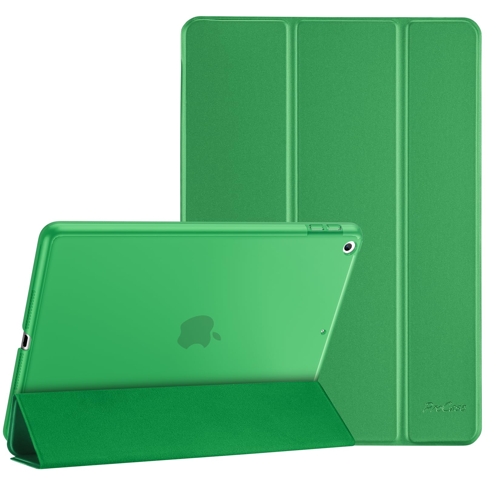 ProCase Schutzhülle für iPad 9.7 Zoll 6./5. Generation 2018/2017 Modell A1893 A1954 A1822 A1823, Smart Cover für iPad 6/5 - Grün