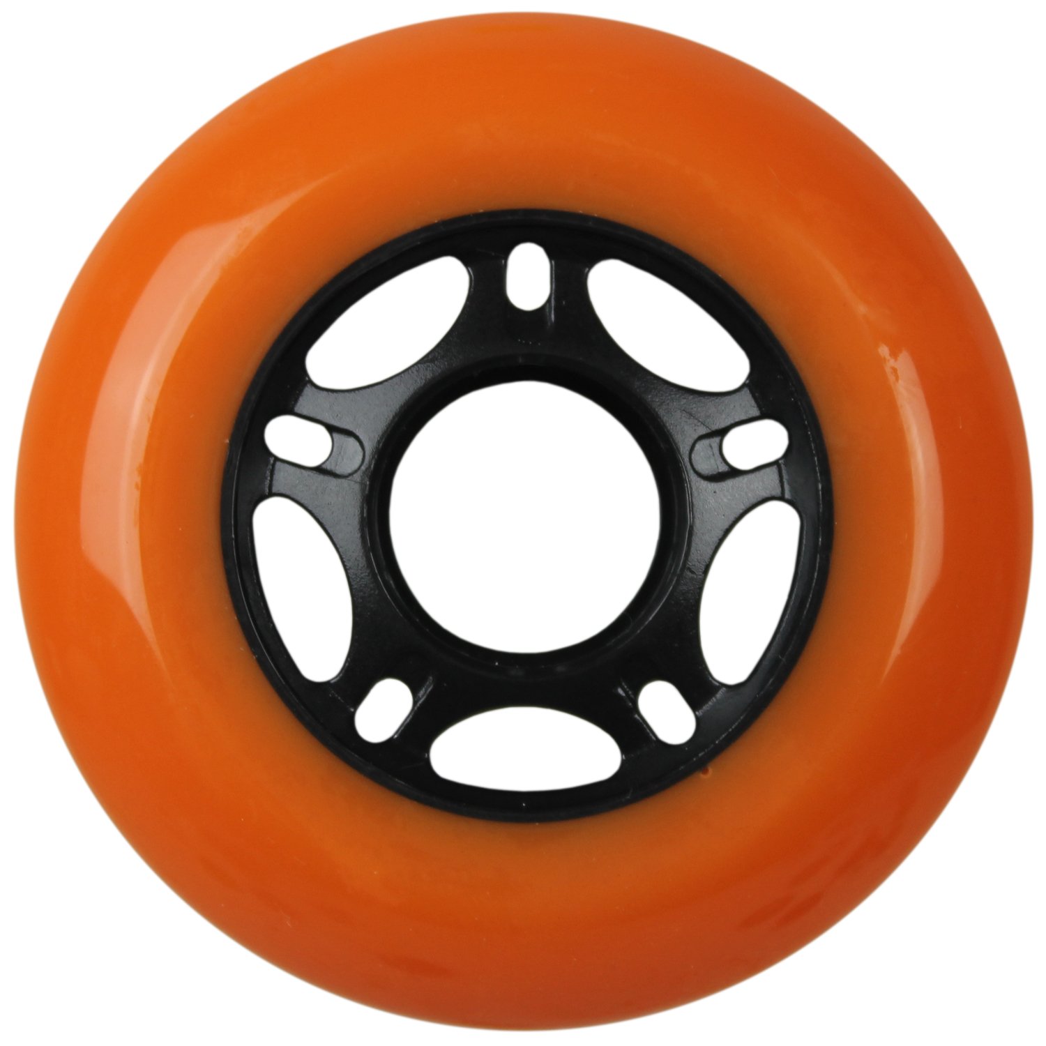 KSS Outdoor Asphalt Formula 89A Inline Skate X8 Wheels, Orange, 76mm