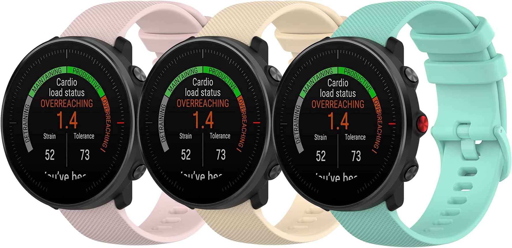 Fit for Polar Ignite/Unite Watch Band - Silicone Replacement Straps for Women & Men