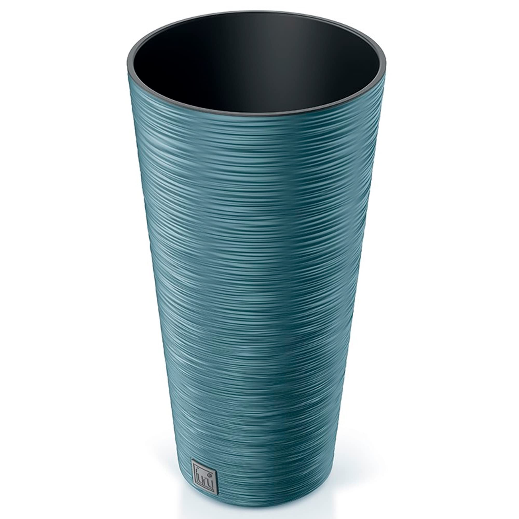 Prosperplast Scandinavian Blue Planter with Tank Furu Collection 30 x 30 x 57.5 cm Capacity 15 Litre, 15 L