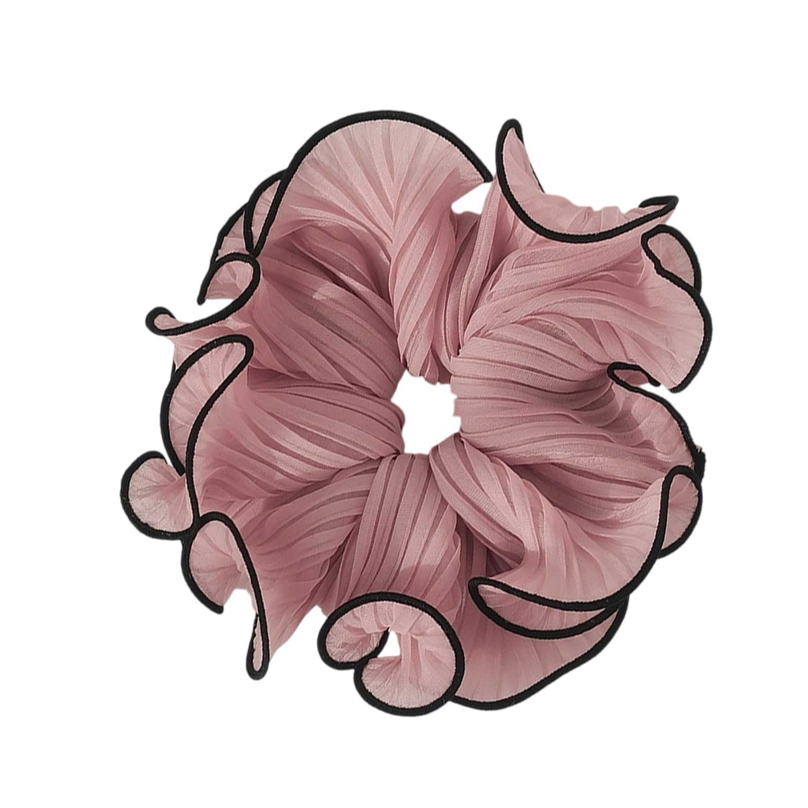 YUXITA Ruched Scrunchies Thick Oversized Hair Scrunchy Elegant Hair Rope Scrunchy Women Ponytail Holder