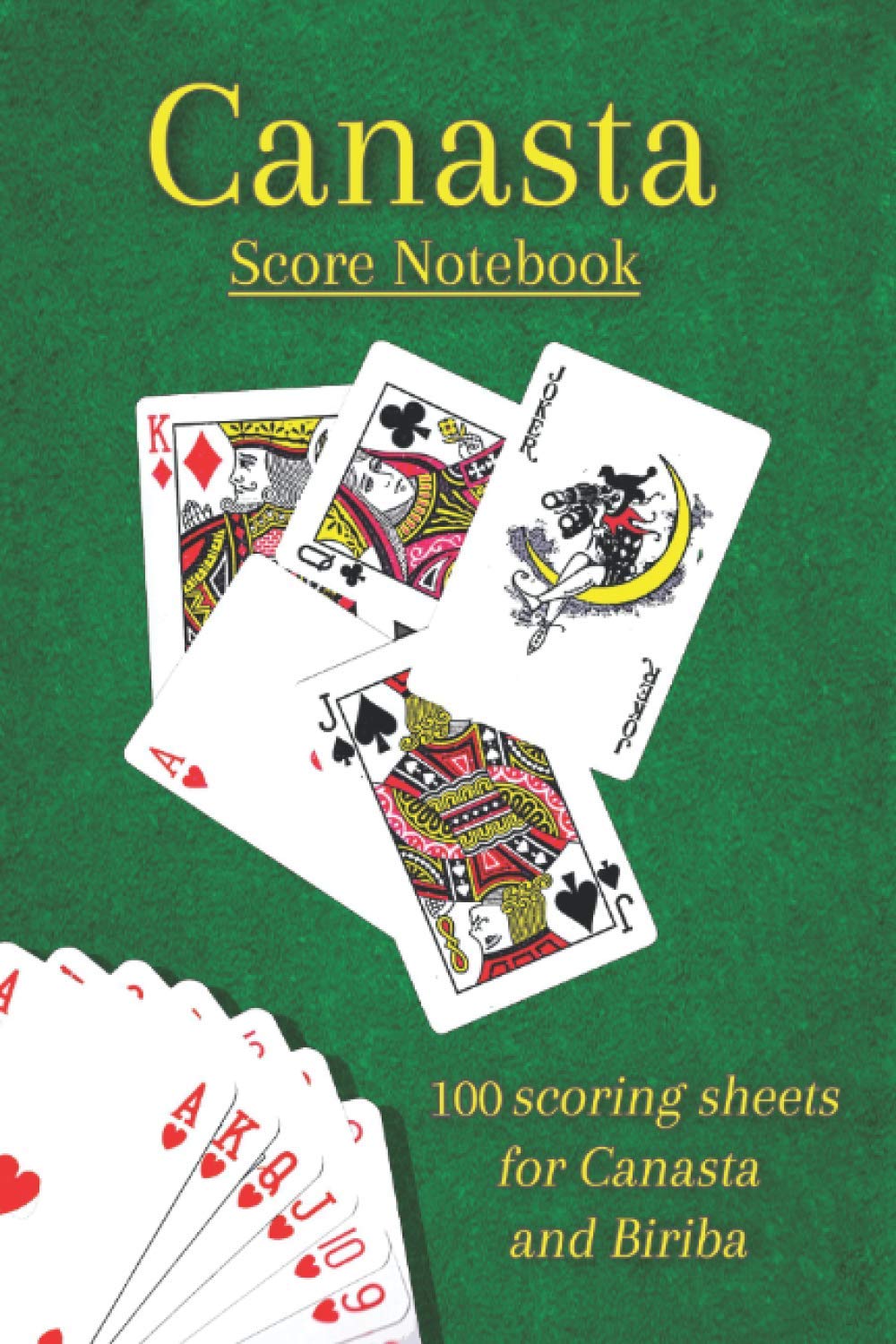 Canasta Score Sheets: 100 6x9 inches score sheets for Canasta and Biriba