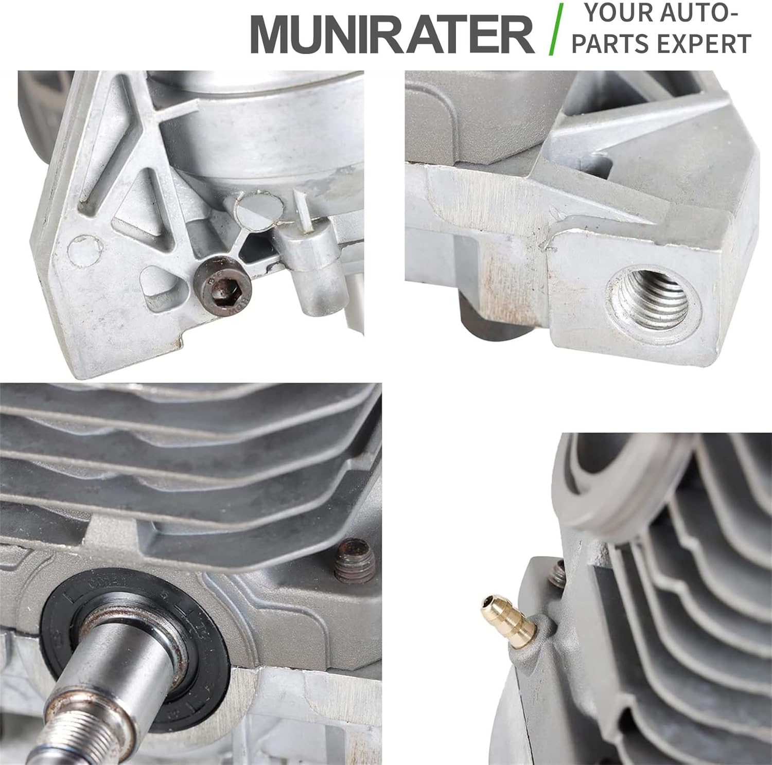 munirater 49MM Cylinder Piston Kit with Spark Plug Replacement for MS390 MS290 MS310 029 039 Chainsaw 11270201213 1127 020 1216