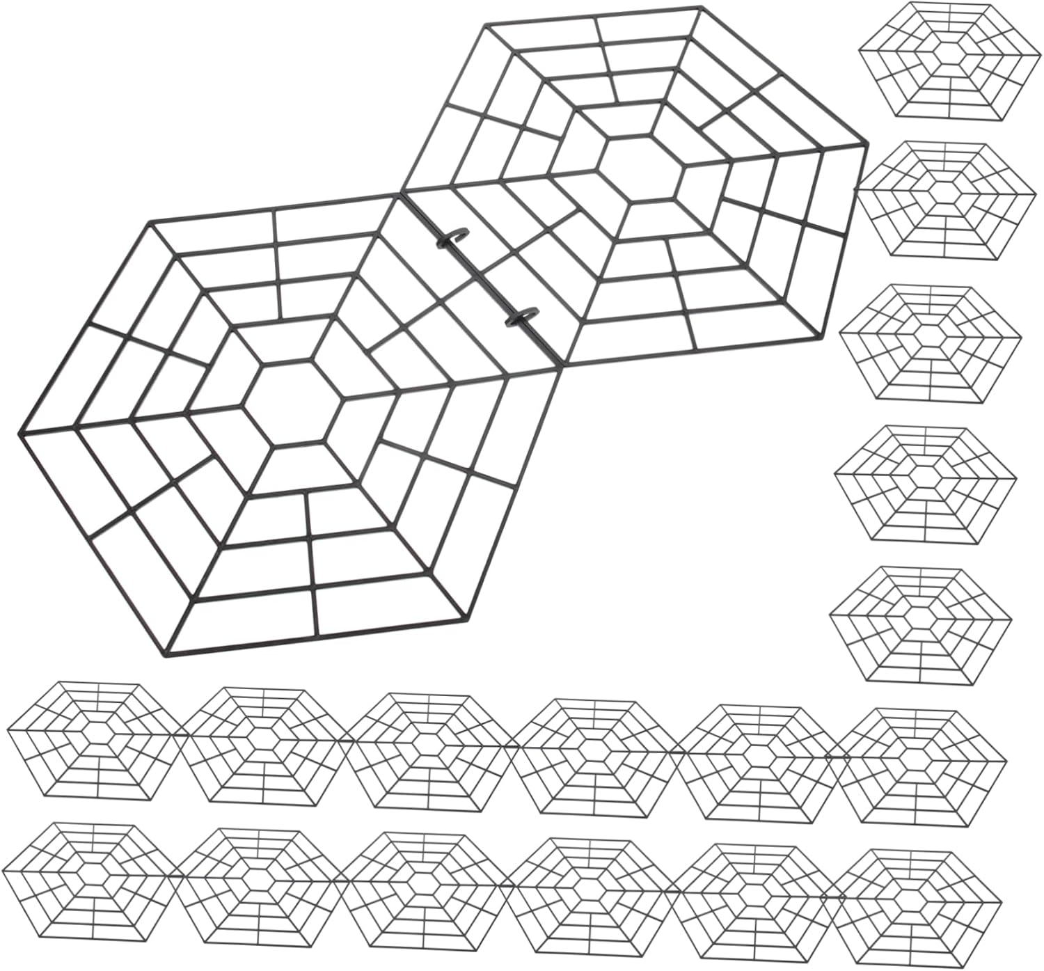 Pond Guard Netting 30pcs Plastic Floating Net Fish Protector Pond Protectors Editing for