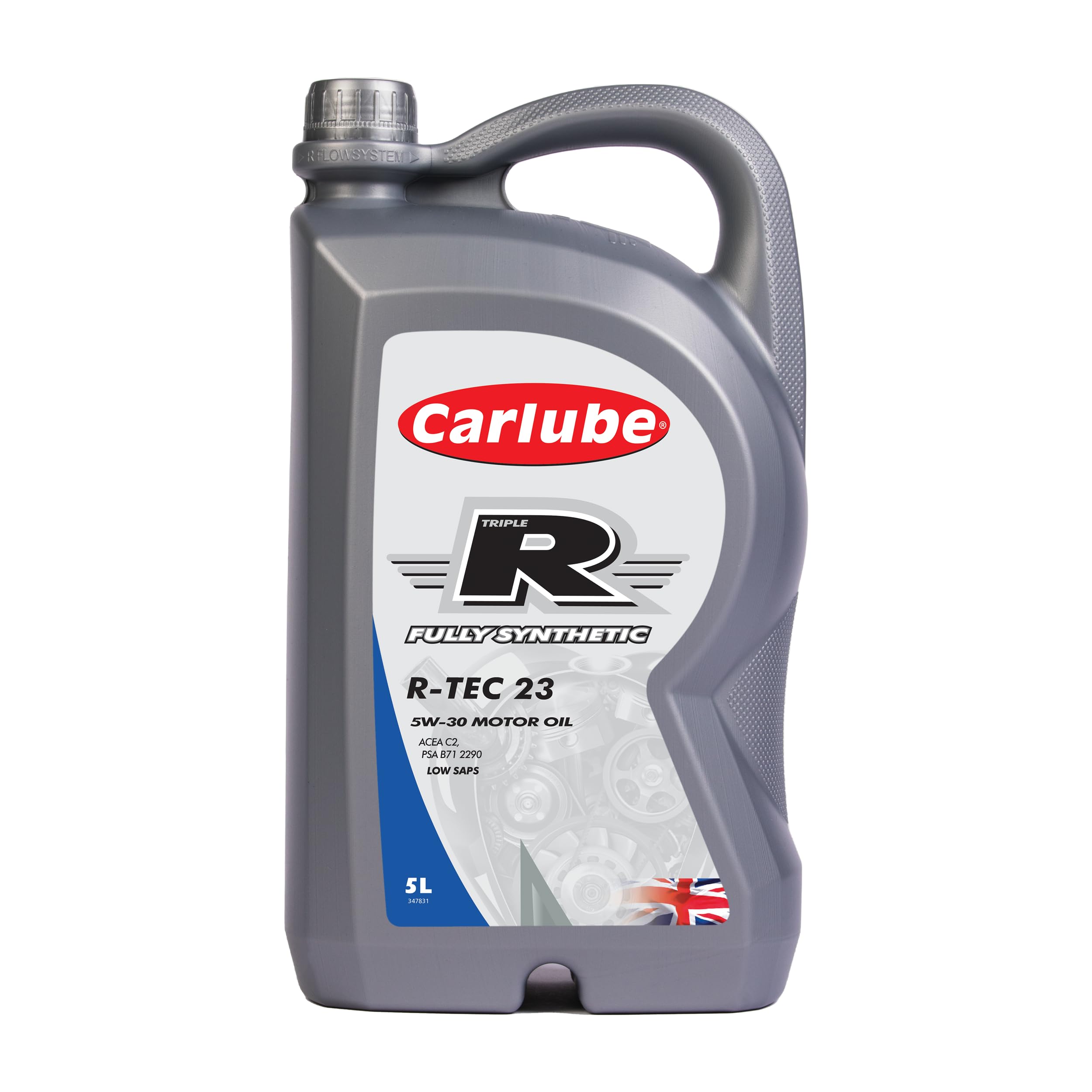 Carlube Triple R 5W-30 ACEA C2, API SP, PSA Fully Synthetic Engine Oil R-TEC 23 5L