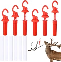 Threehoney 6 Pcs Leak Proof Drop Wick with Replacement Felts Air Tight Scent Dispenser with Rain Protection Easy to Use for Hunting