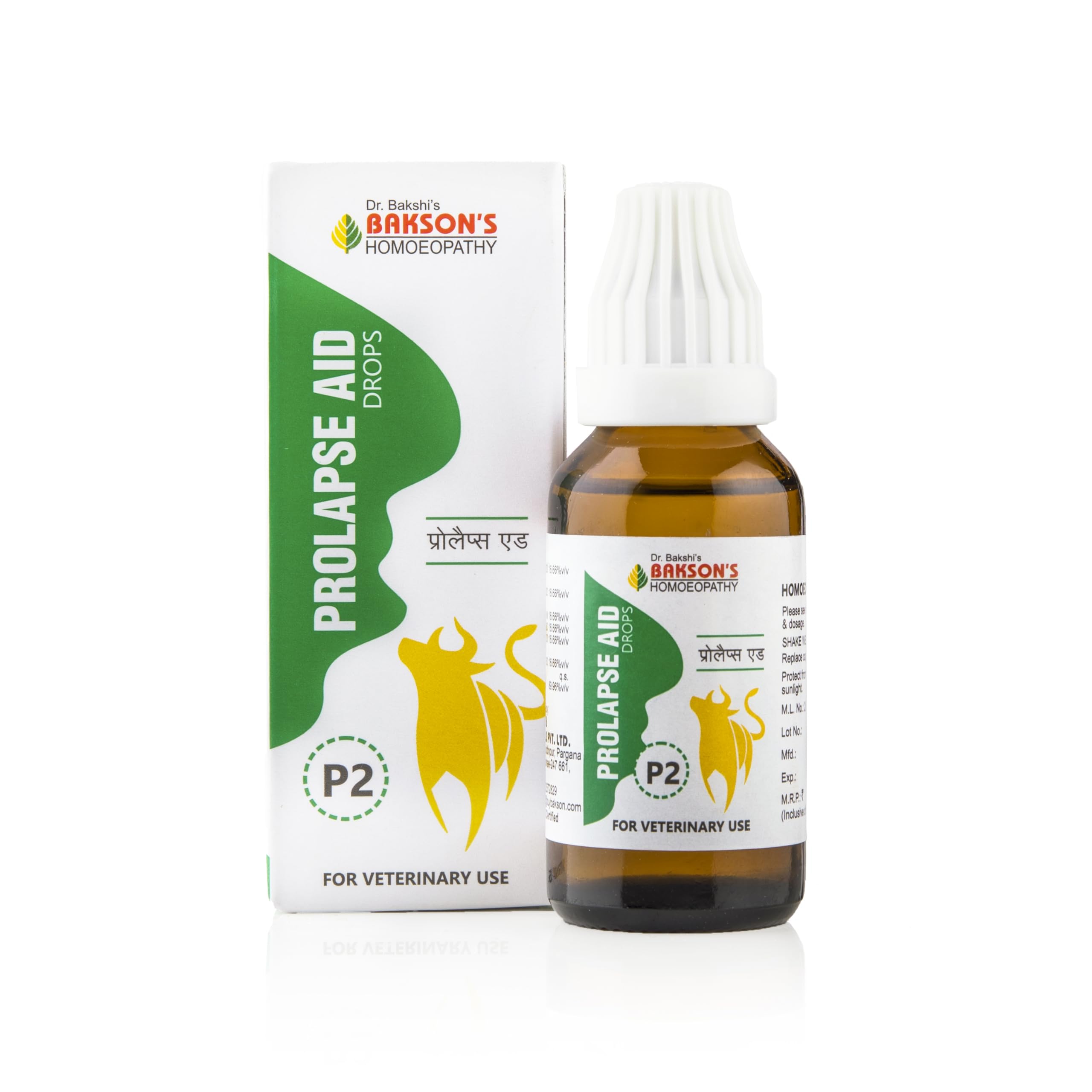 Bakson Veterinary | Prolapse Aid (P2) Drops | 30 ml (B0CGJCWJFT) Amazon Price History, Amazon Price Tracker