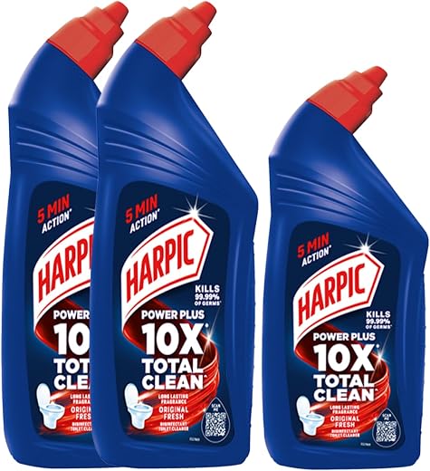 Harpic 2.5 Litre - Original, Disinfectant Toilet Cleaner Liquid | Suitable for Toilet Bowls