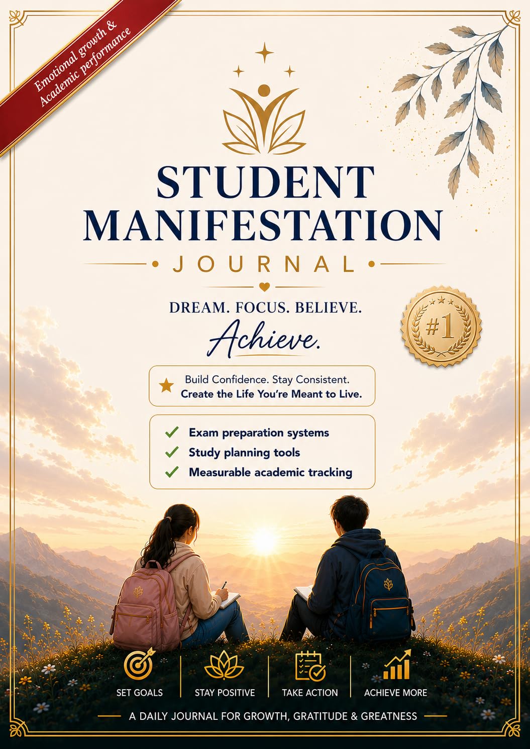 Student Manifestation Journal | For Students, Exam Prepration System, Success Guide, Daily Planner-image-39